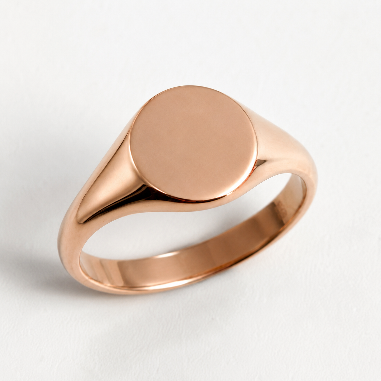 Genuine Solid 9ct 9K 375 Yellow Gold Oval Signet Ring 9mm x 7mm - Choose your size