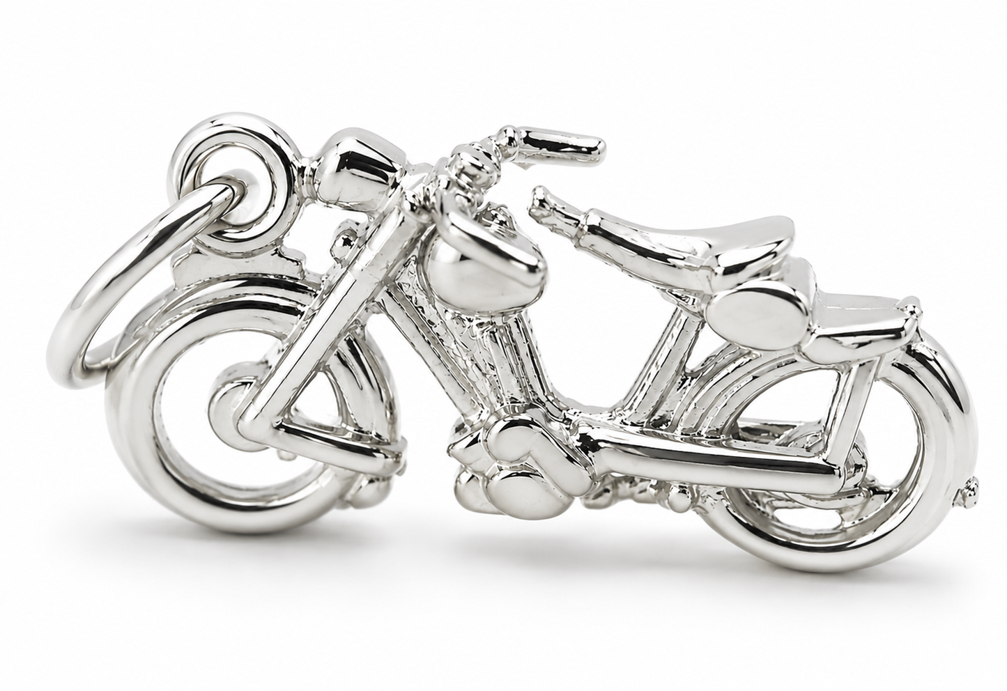 Kaedesigns Genuine 9ct 9k 375 Yellow or Rose or White Gold or Silver Motorbike Pendant