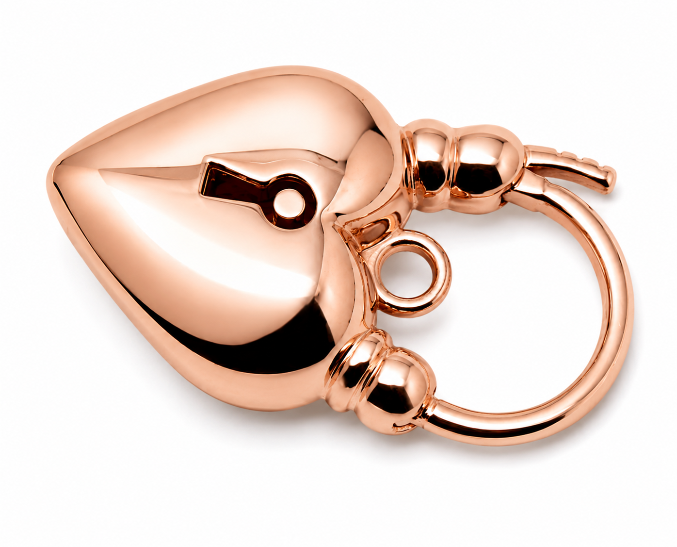 Kaedesigns 9ct 9k 375 Yellow Gold, White Gold or Rose Gold Heart Locket Padlock