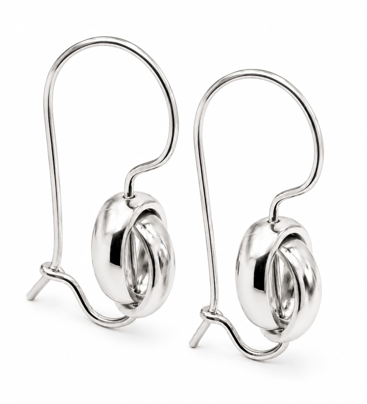 Genuine 9k 9ct Yellow, Rose or White Gold Spinning Oval Belcher Earrings