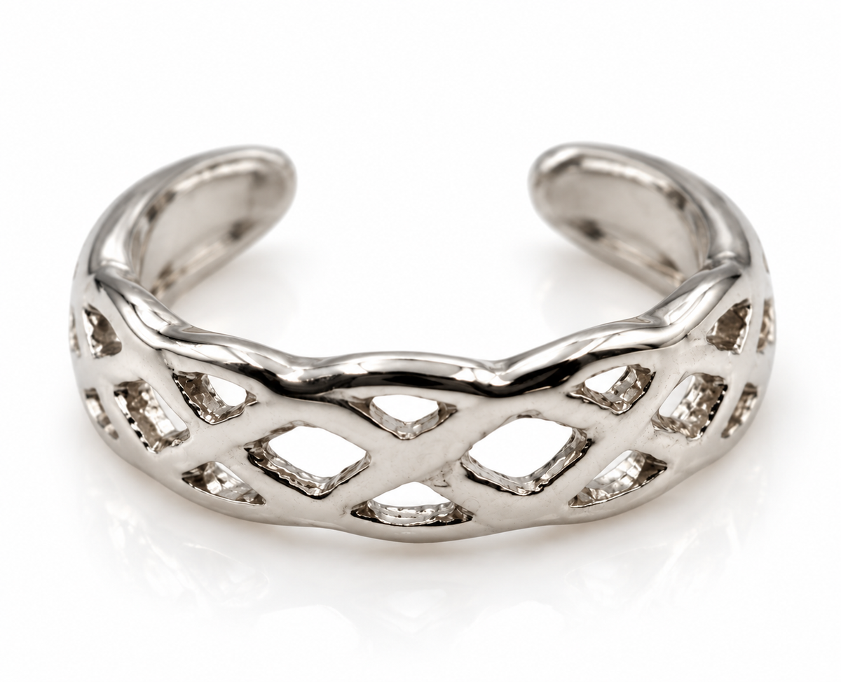 Kaedesigns Genuine Solid 9ct 9kt 375 Yellow, Rose or White Gold Celtic Weave Toe Ring 432