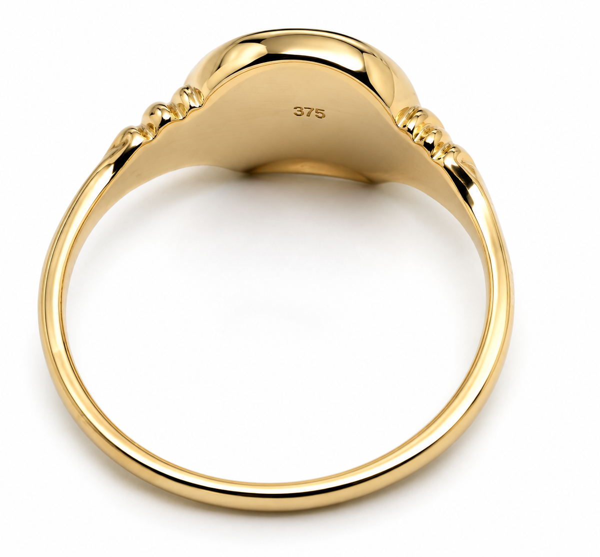 Genuine 9ct 9k 375 Gold Ruby Set Lucky Horseshoe Ring | Yellow, Rose or White Gold - Choose your ring size Q to Z