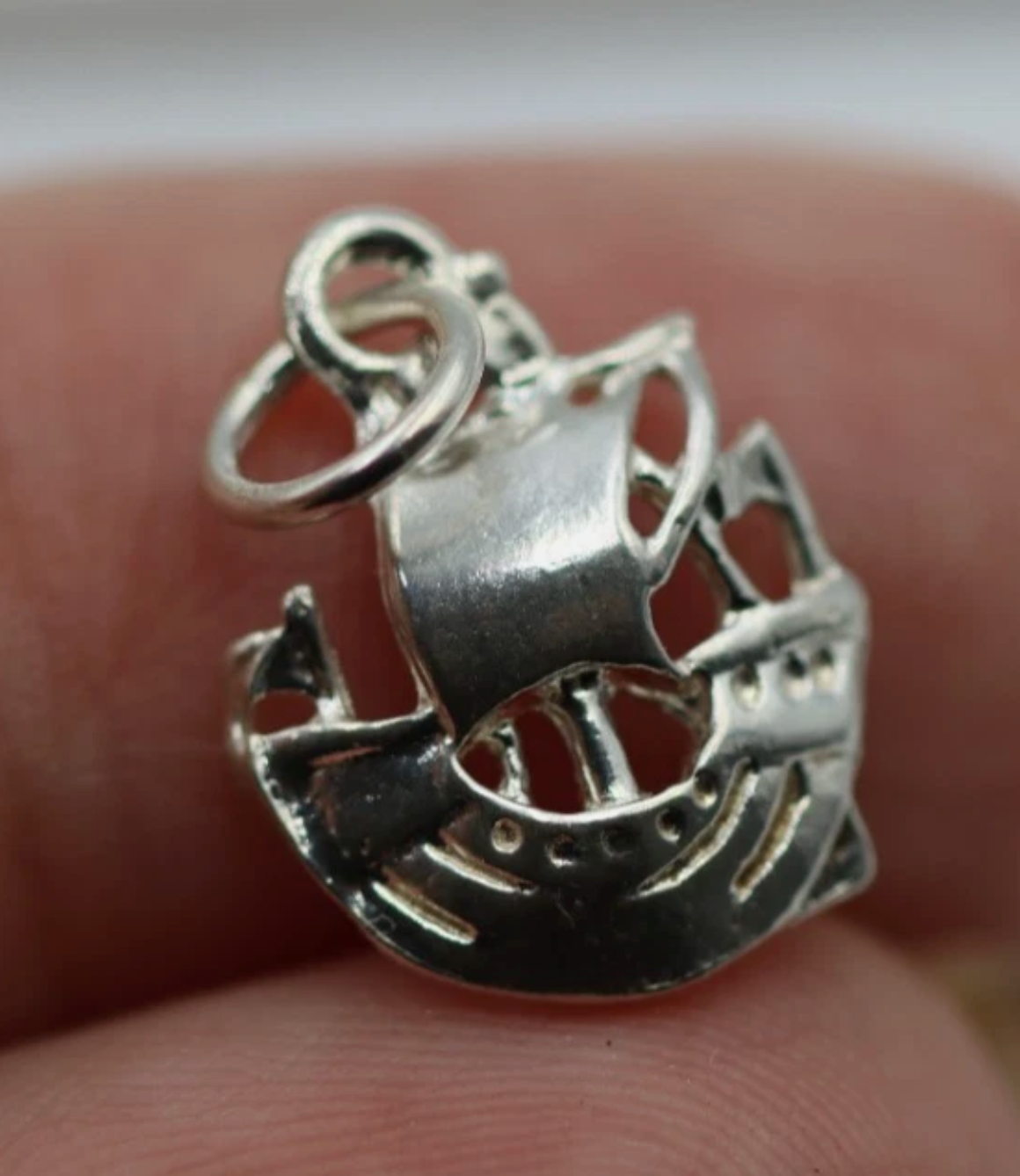 Kaedesigns Sterling Silver Sailing Boat Ships Ship Pendant / Charm