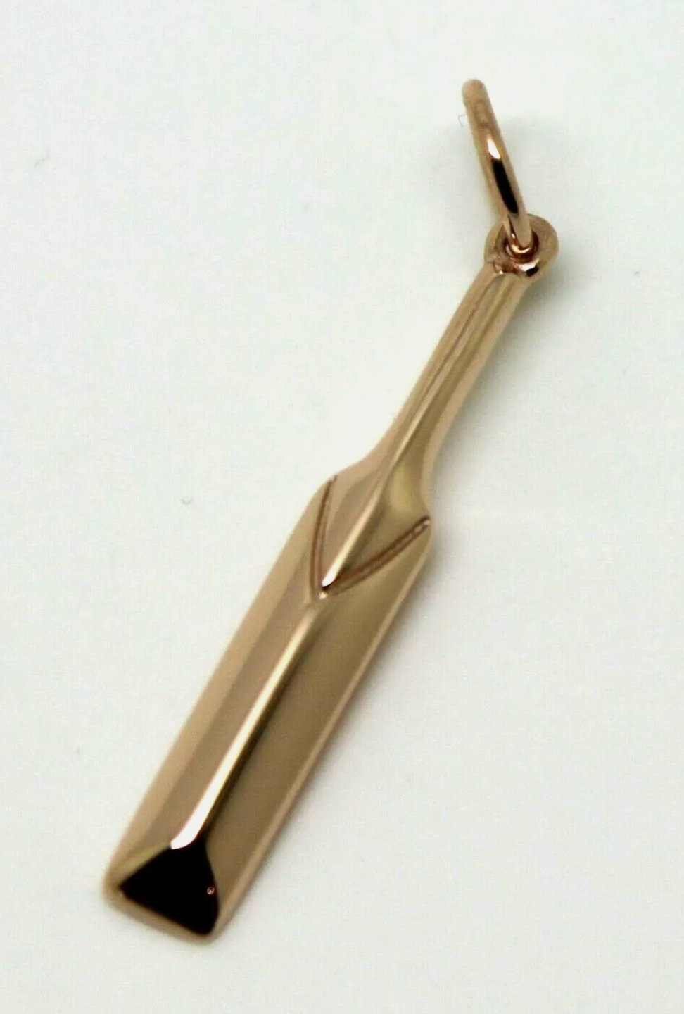 Kaedesigns Solid 9ct Yellow, Rose Or White Gold Large Size Cricket Bat Pendant Charm