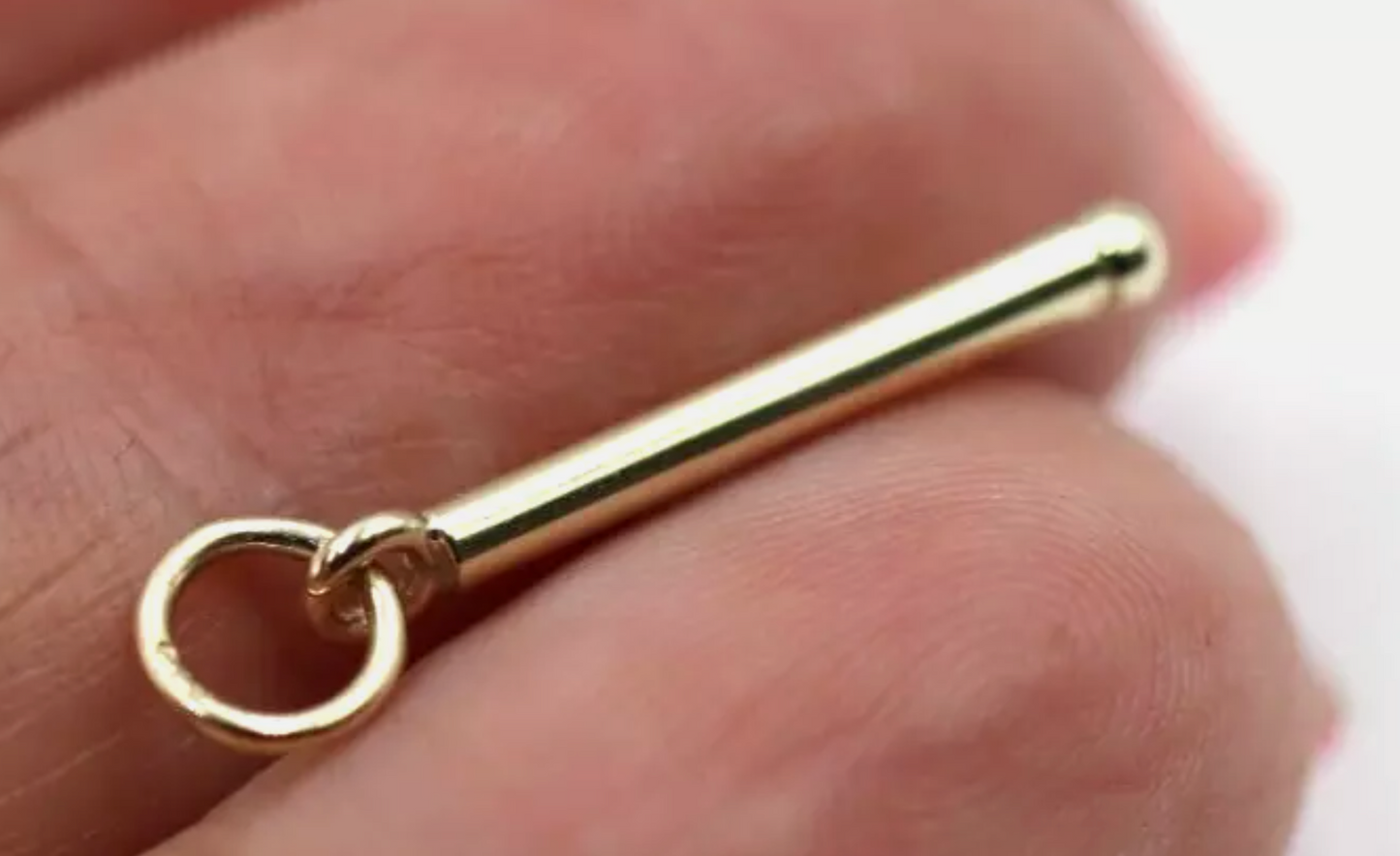 Kaedesigns New Genuine 9ct Yellow, Rose or White Gold Bar Pendant