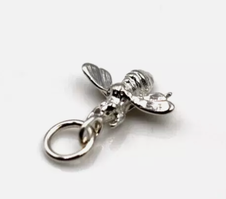 Sterling Silver Opening Beehive Charm – 925 Traditional Charm, PB654