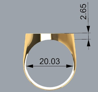 Genuine 9ct 9K 375 Yellow Gold 375 Half Sovereign Coin Ring Size T 1/2