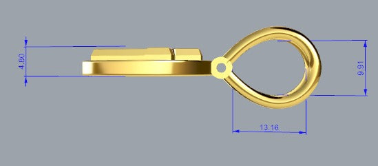 Genuine Heavy 18ct 18k 750 Yellow Gold Full Solid Heavy Cross Pendant