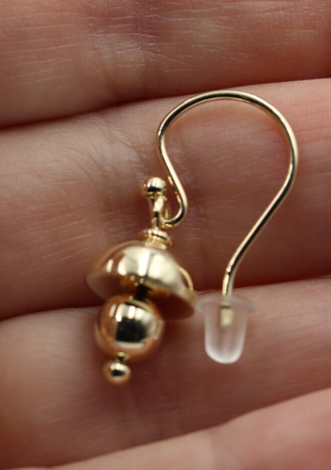 Kaedesigns New Genuine 9ct Yellow, Rose or White Gold Fancy Hook Earrings