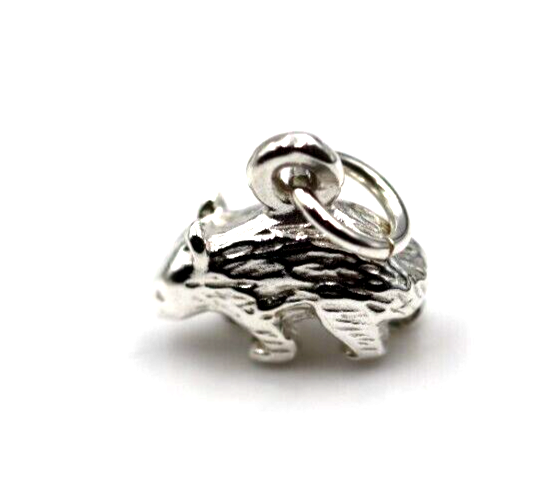 Sterling Silver 925 Small Australian Wombat Charms or Pendant