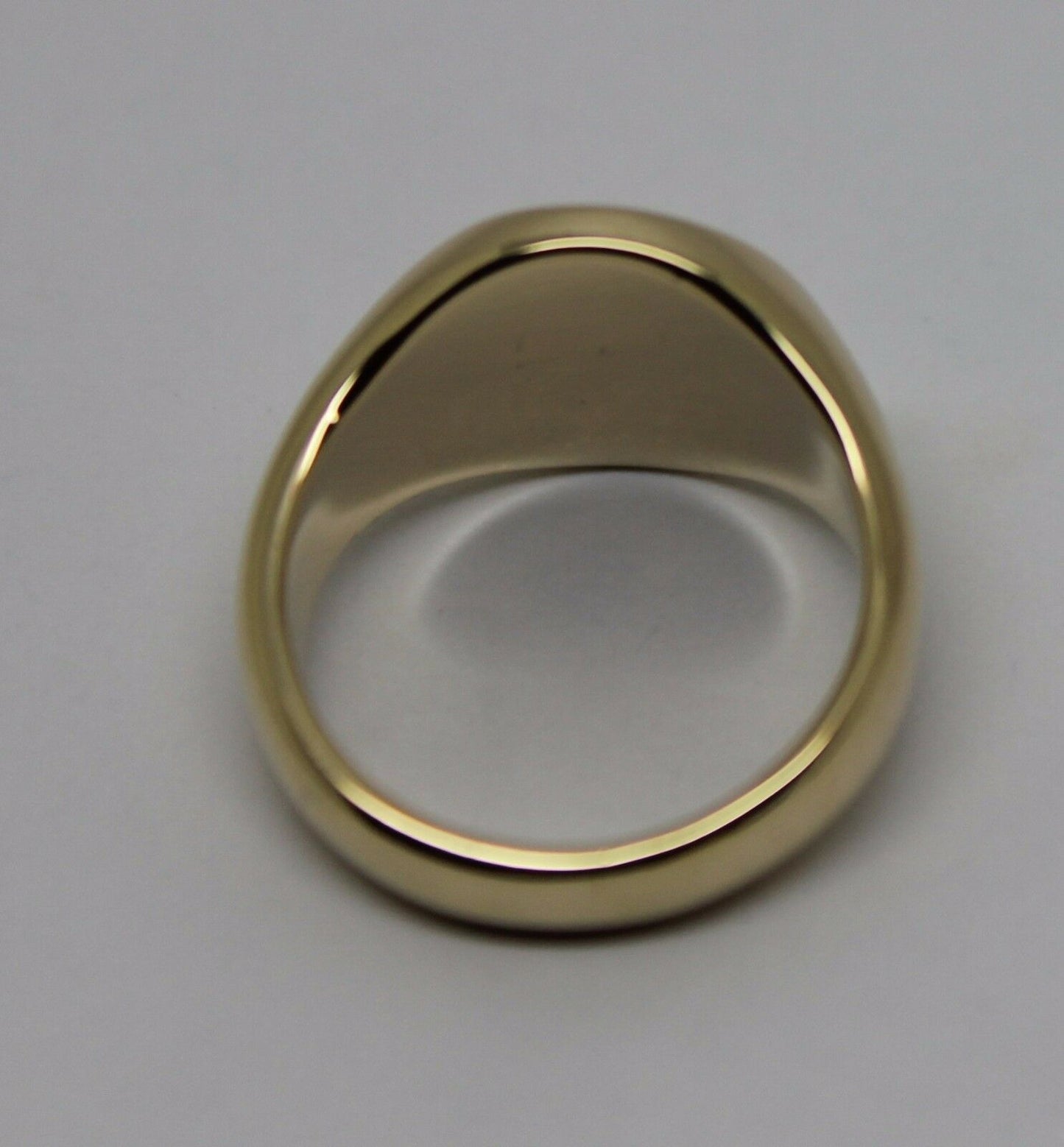 Kaedesigns Full Solid Heavy New 9ct Yellow, Rose or White Gold Oval Signet Ring Choose your ring size - Ring sizes Sizes I to L