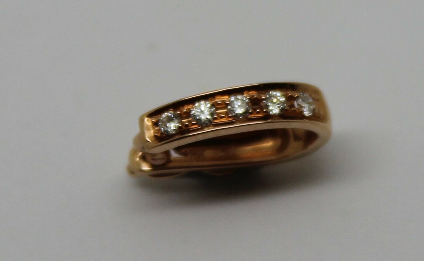 Kaedesigns New Genuine 18ct Rose Gold Diamond Enhancer Clasp 10mm