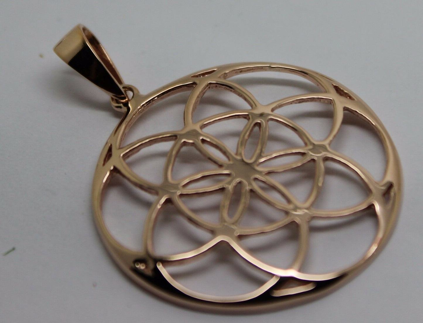 Kaedesigns Genuine Solid Sterling Silver or 9ct Yellow Or Rose Or White Gold Filigree Star Pendant