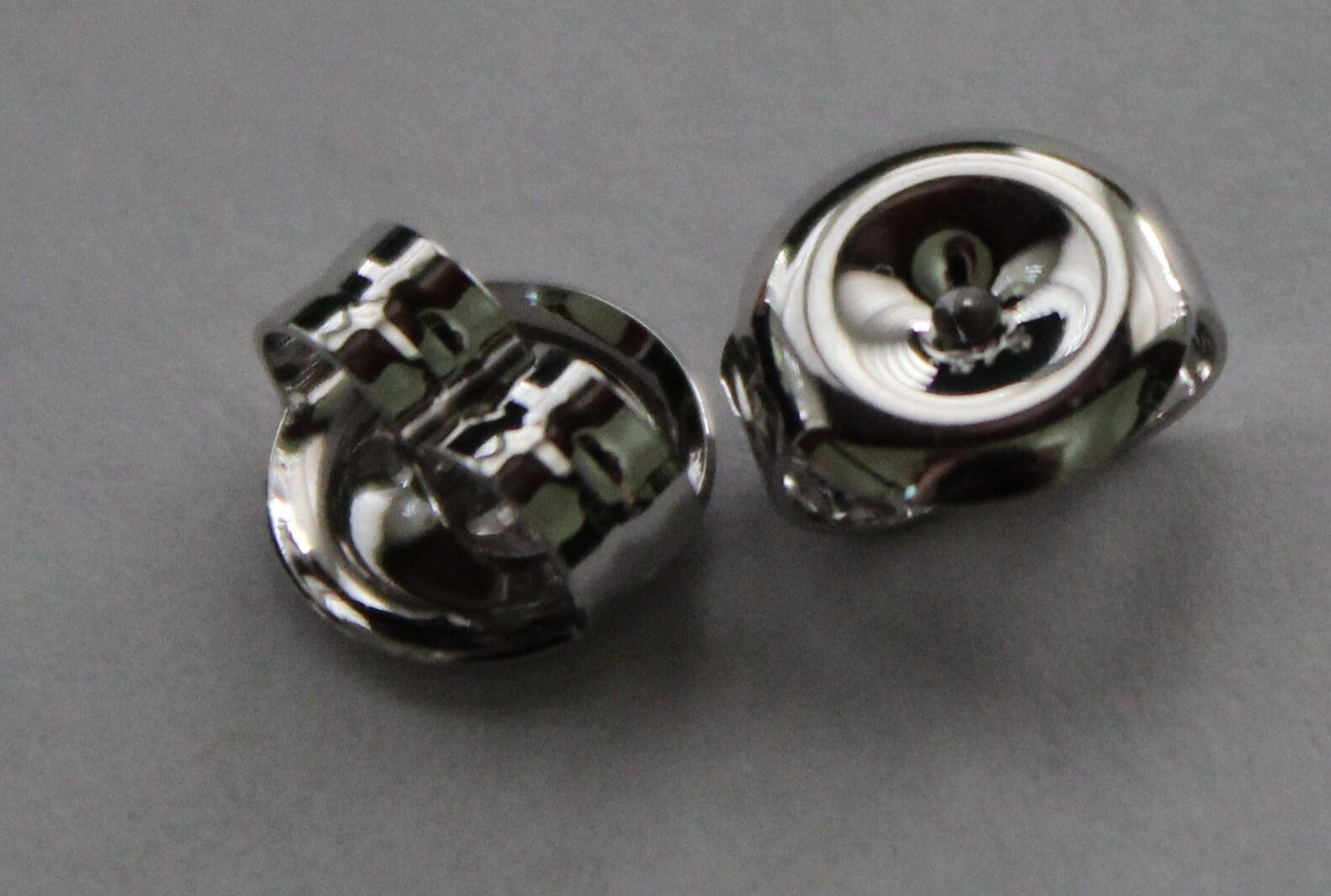 Genuine 9ct Yellow or Rose or White Gold or Sterling Silver Earring Medium butterfly backs 207