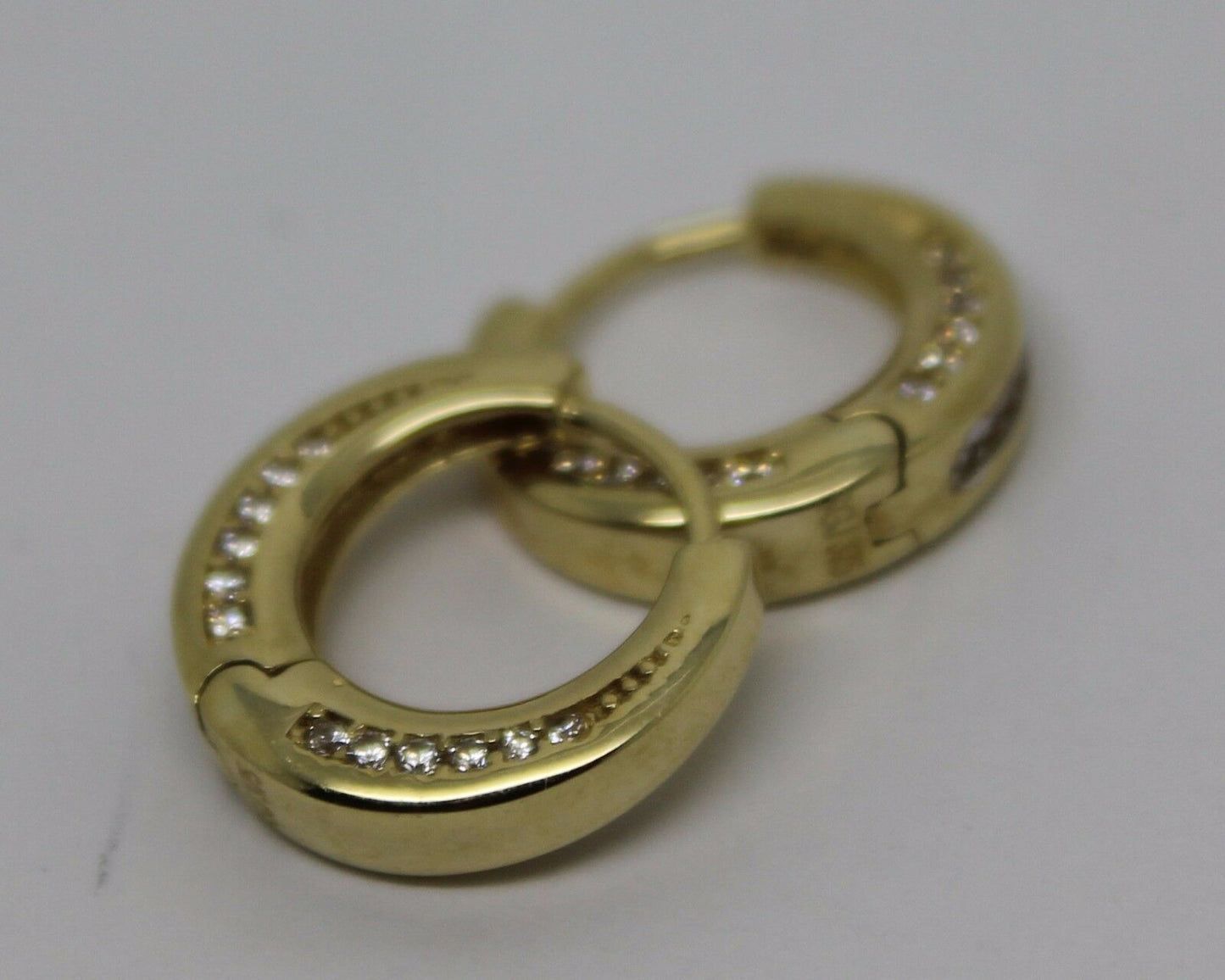 Kaedesigns, Genuine 9k 9ct Yellow Gold 15mm Hoops Earrings
