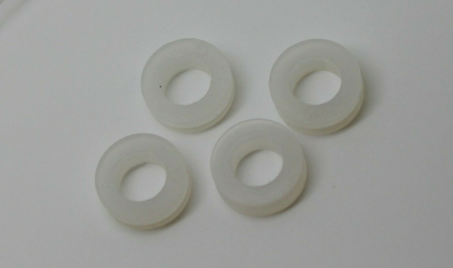 5 X Pairs Small, Medium or Large Rubber Earring Findings Donut Cushion 10Pcs