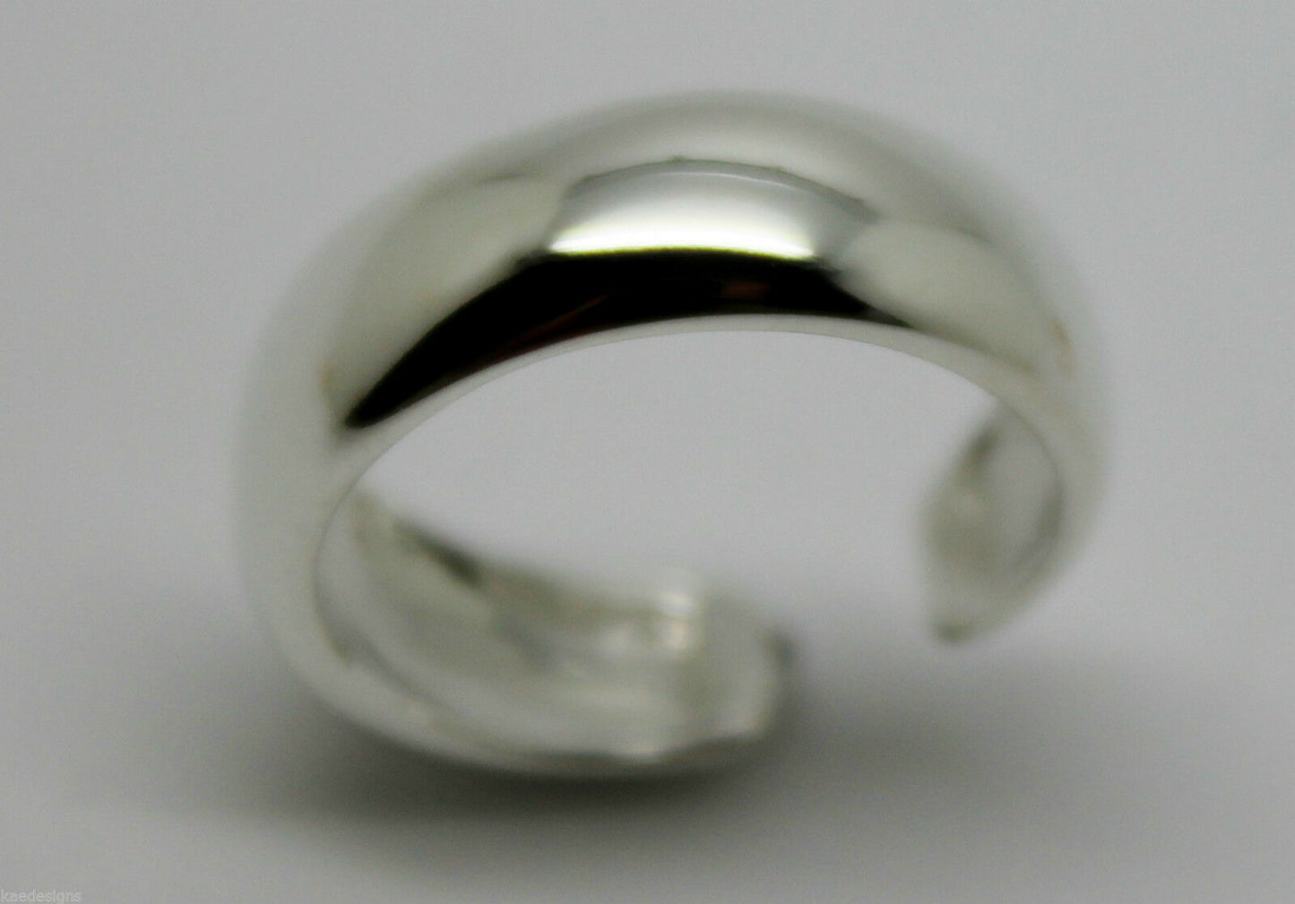 Kaedesigns New Genuine Sterling Silver 925 Plain Dome Toe Ring
