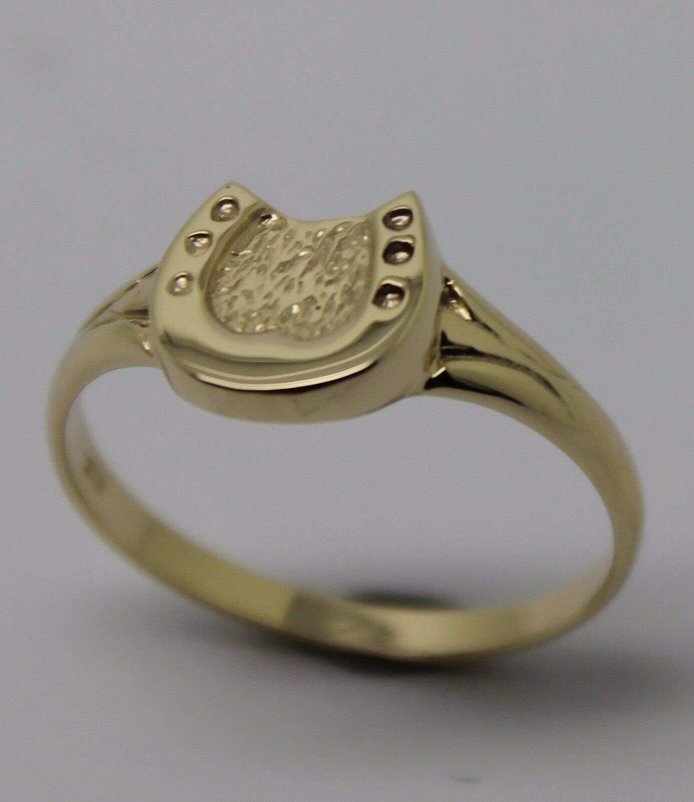 Kaedesigns 9kt 9ct Genuine Yellow, Rose Or White Gold Lucky Horseshoe Ring