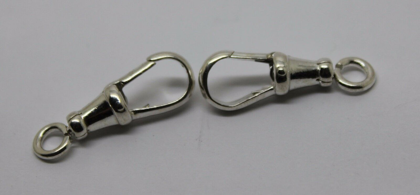 Kaedesigns Large 2 X Sterling Silver Albert Swivel Clasp 25mm