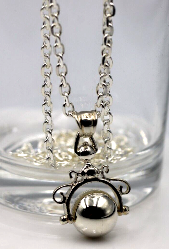 Kaedesign, Sterling Silver Chain Belcher 70cm Necklace Ball