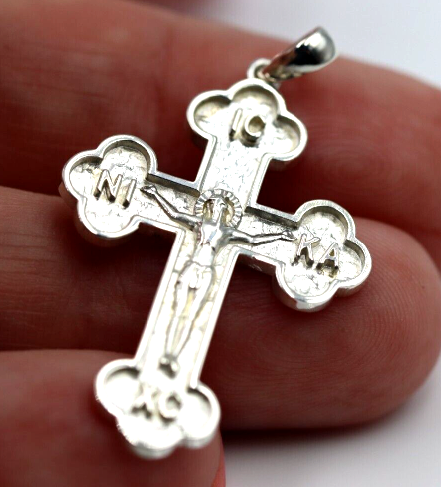 Sterling silver deals 925 cross pendant