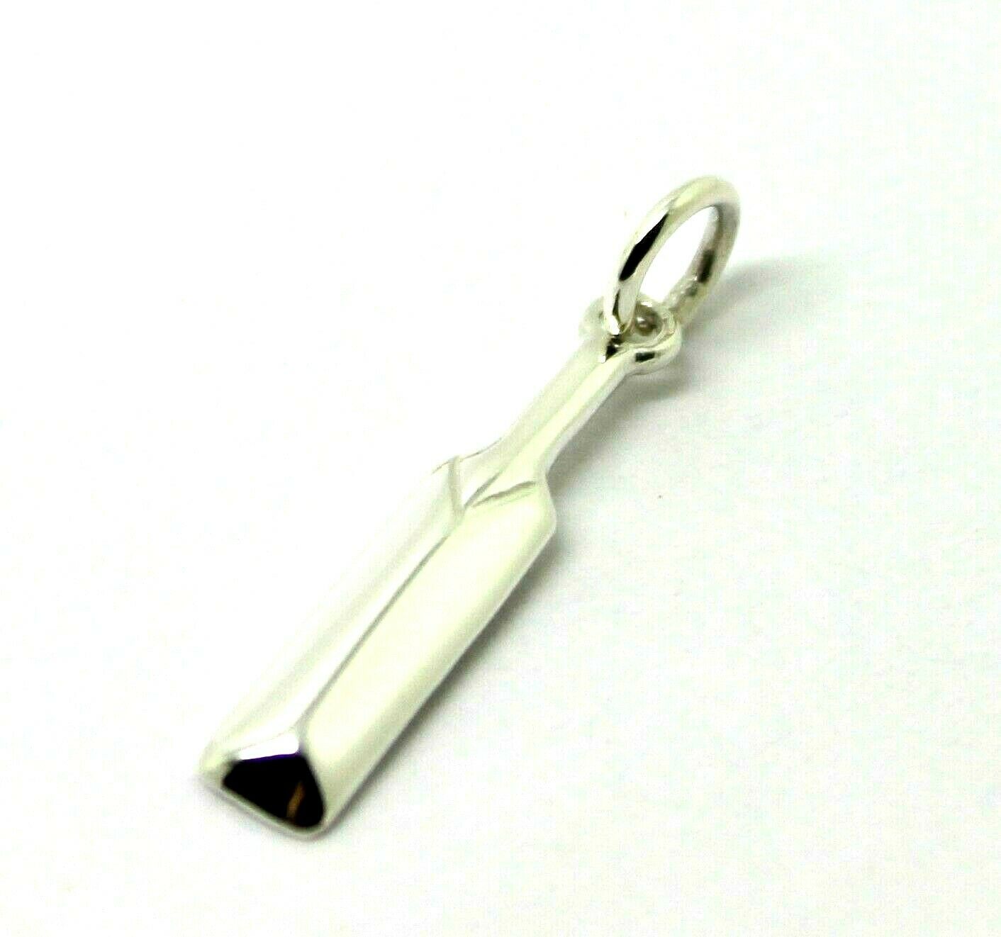 Kaedesigns Sterling Silver Solid Small Size Cricket Bat Pendant / Charm