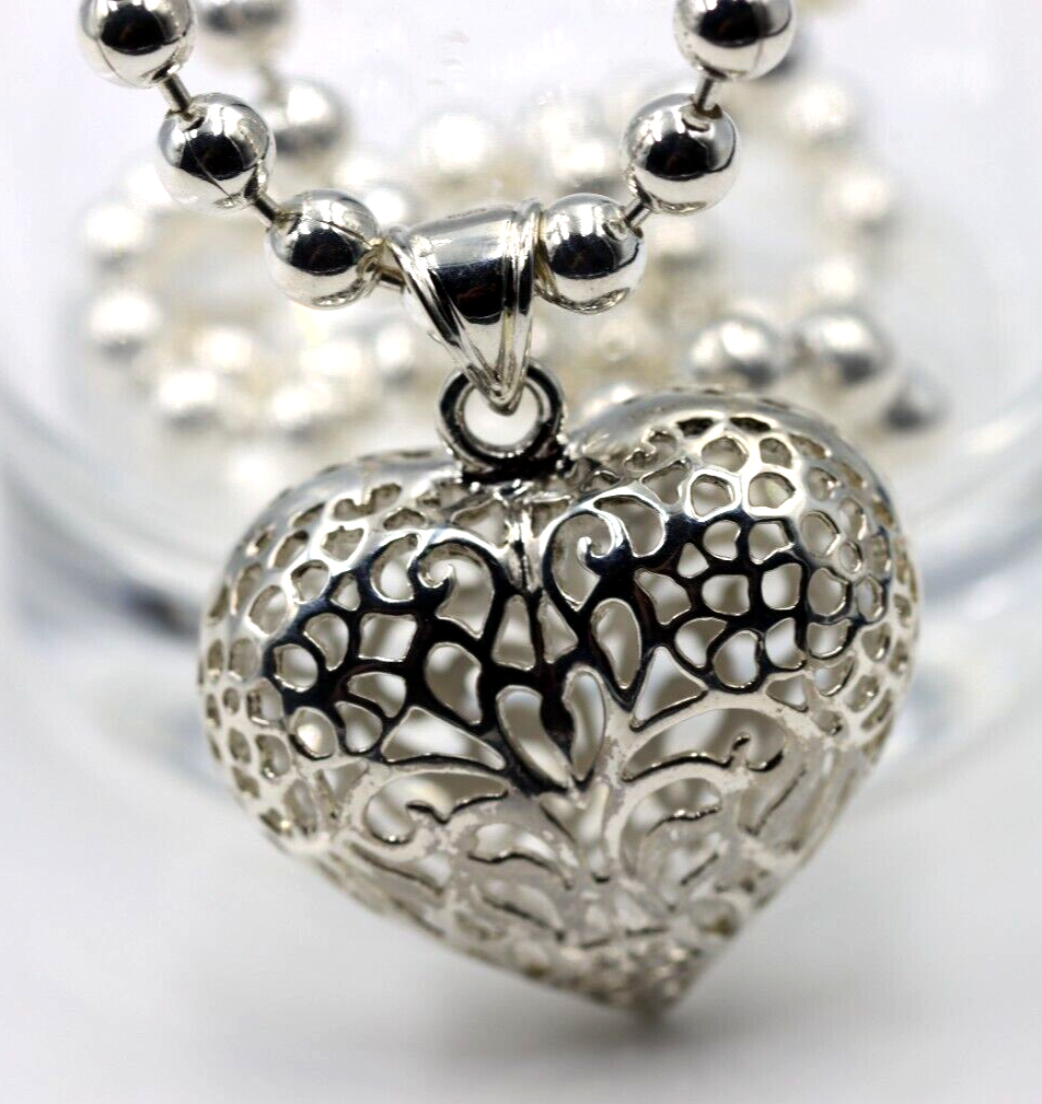 Bubble heart pendant deals