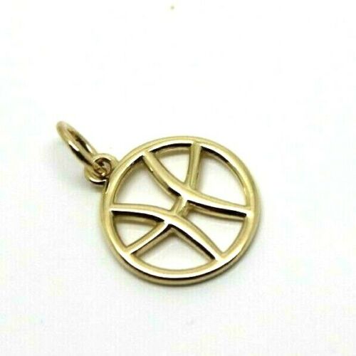 Genuine New 9ct 9k yellow, rose or white gold modern zodiac pendant