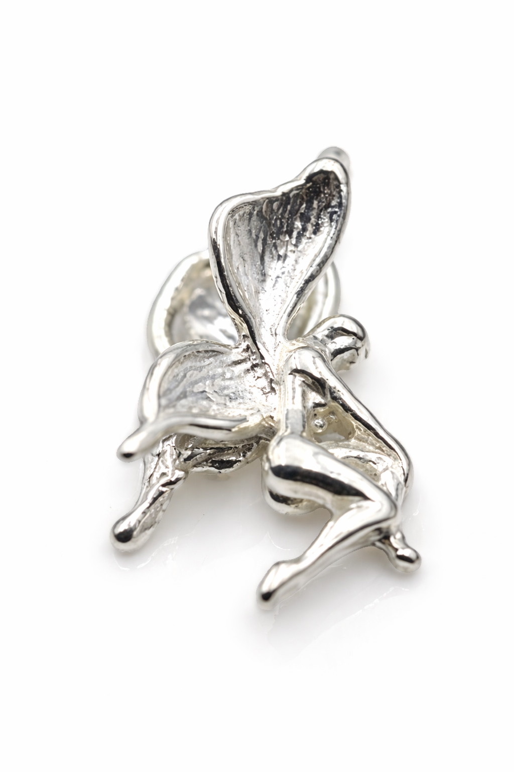 Genuine Sterling Silver 925 Fairy Charm Pendant