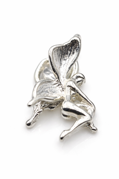 Genuine Sterling Silver 925 Fairy Charm Pendant