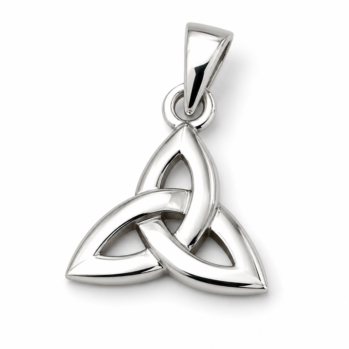 Genuine Sterling Silver 925 Celtic Knot Heart Pendant / Charm