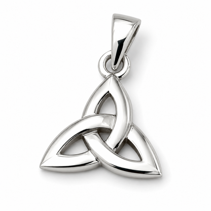 Genuine Sterling Silver 925 Celtic Knot Heart Pendant / Charm