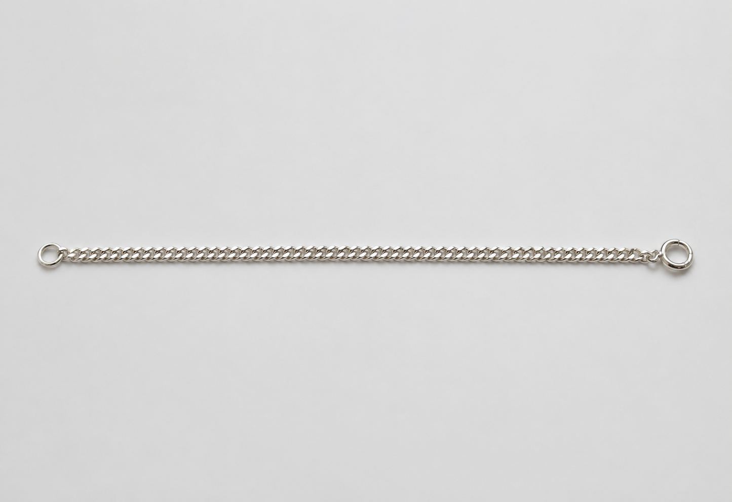 Sterling Silver 925 Safety 8cm Chain Light Necklace Bracelet Safety Chain