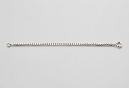 Sterling Silver 925 Safety 8cm Chain Light Necklace Bracelet Safety Chain