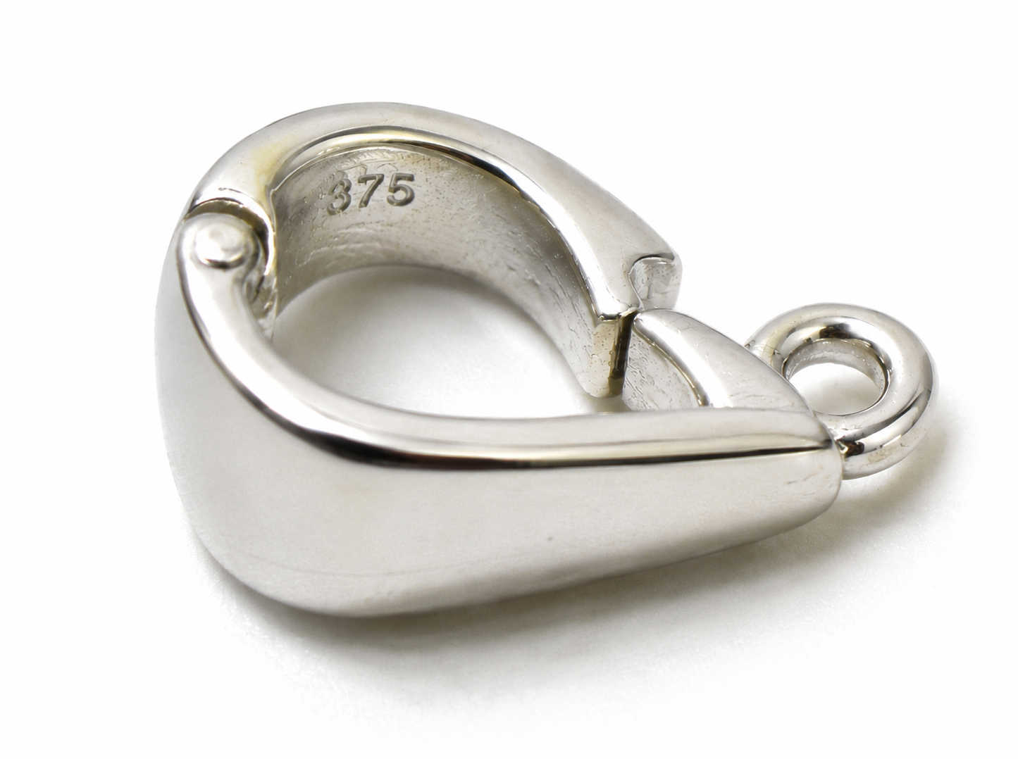 Genuine 9ct 9K 375 Yellow, White Gold or Rose Gold Enhancer Bale Clasp 14mm x 8mm