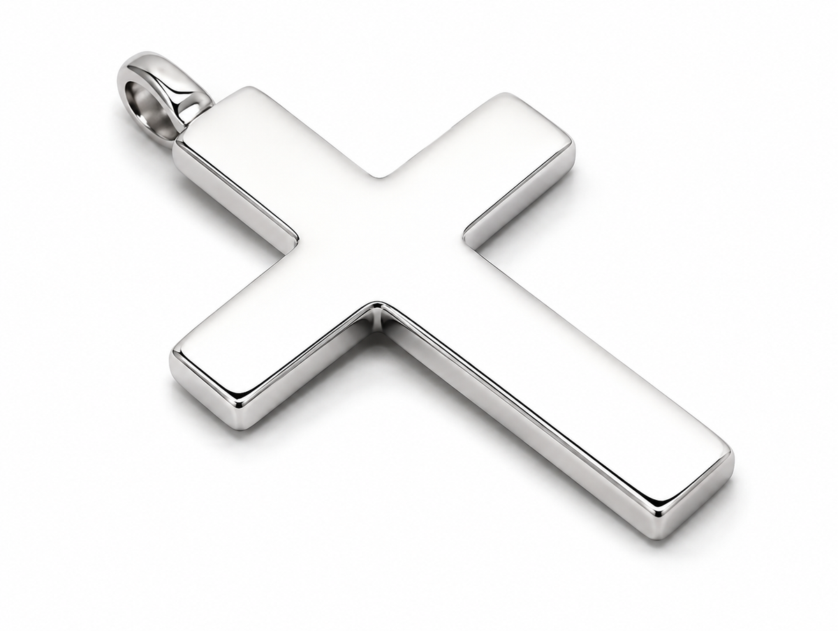 Kaedesigns Genuine Large Heavy Sterling Silver 925 Huge Cross Pendant