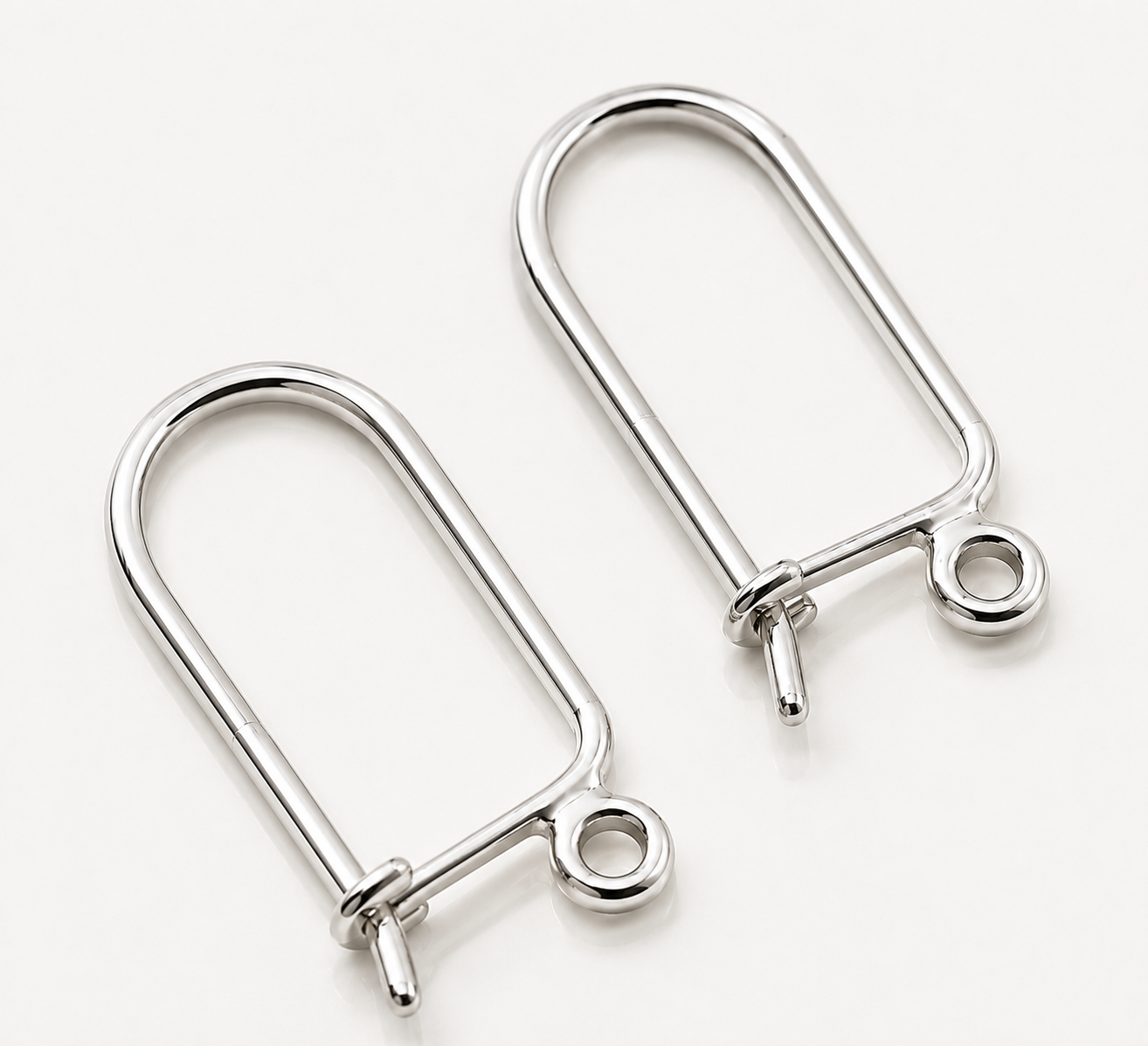 Genuine 9ct 9K 375 Yellow, Rose or White Gold Closed Hook Earrings- Make you own earrings