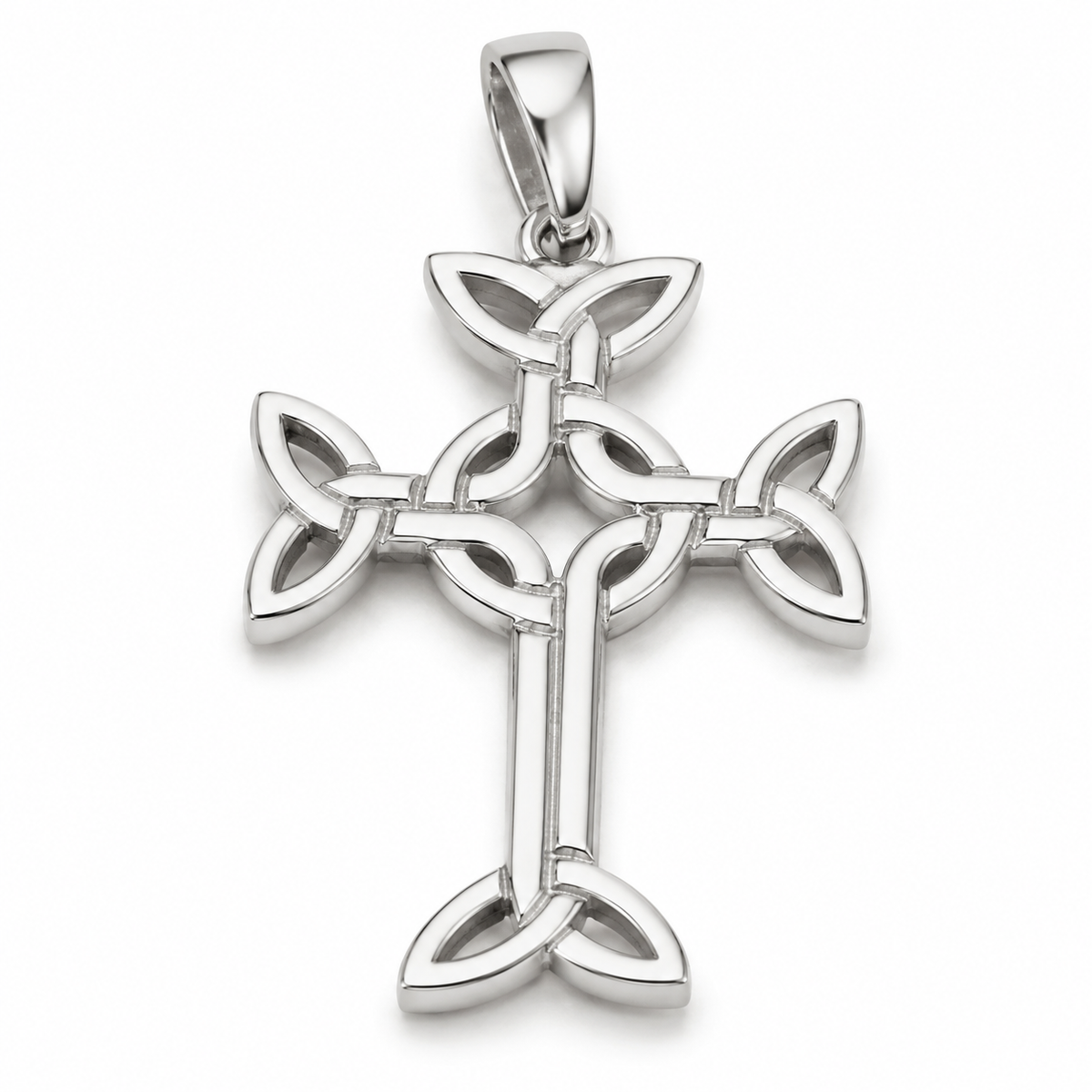 Genuine Small Sterling Silver 925 Celtic Cross Pendant or Charm