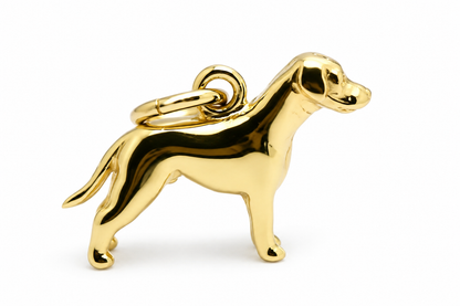 Kaedesigns, Solid 3D 9ct 9k 375 Yellow, Rose Or White Gold Dog Charm Pendant