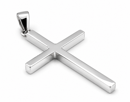 Kaedesigns Genuine Stick Sterling Silver 925 Cross Pendant