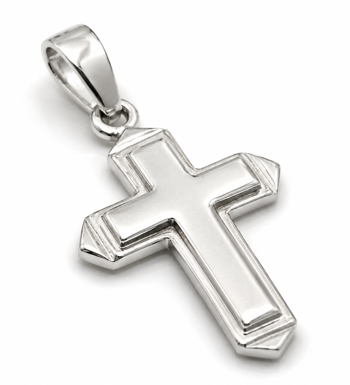 Genuine New 9ct 9K Yellow, Rose or White Gold Heavy Cross Pendant