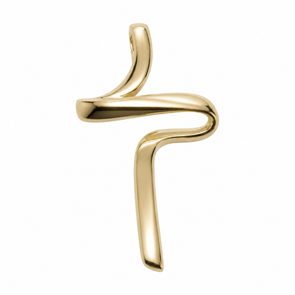 Kaedesigns, Genuine Large Modern 9ct 375 Yellow, Rose or White Gold Cross Crucifix Pendant 277