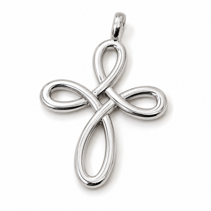Kaedesigns, Large 9ct 9k 375 Yellow, Rose Or White Gold Fancy Celtic Cross Pendant 402
