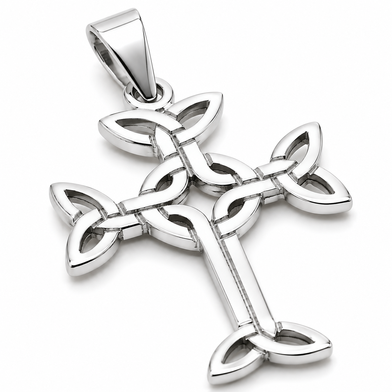 Genuine New Small 9ct 9k 375 Yellow, Rose Or White Gold Celtic Cross Pendant