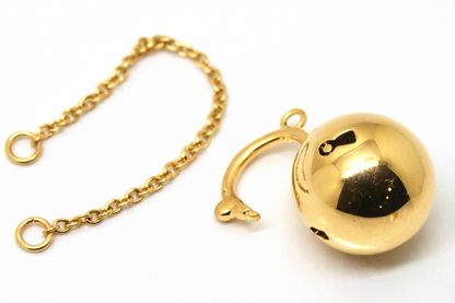 Genuine New 9ct Yellow, Rose or White Gold Ball Round Pendant Locket