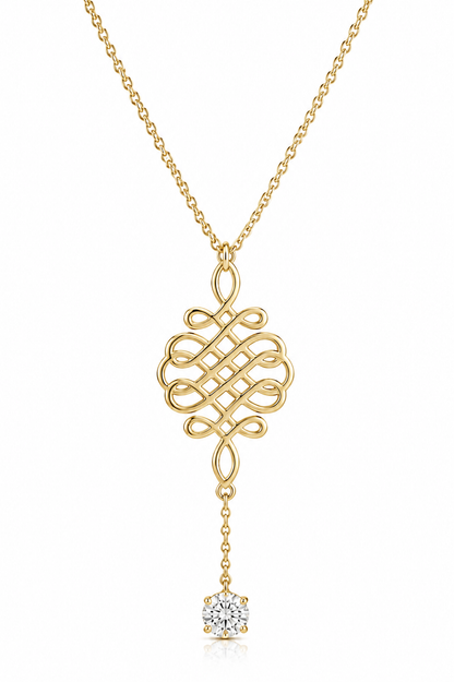 Genuine 9ct 9k 375 Yellow Gold Belcher Cable Chain Necklace 42cm + Filigree Disc Pendant + Lab Grown Diamond