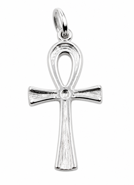 Genuine Sterling Silver 925 or 9ct Yellow Gold Pendant Charm Egyptian Ankh  ☥