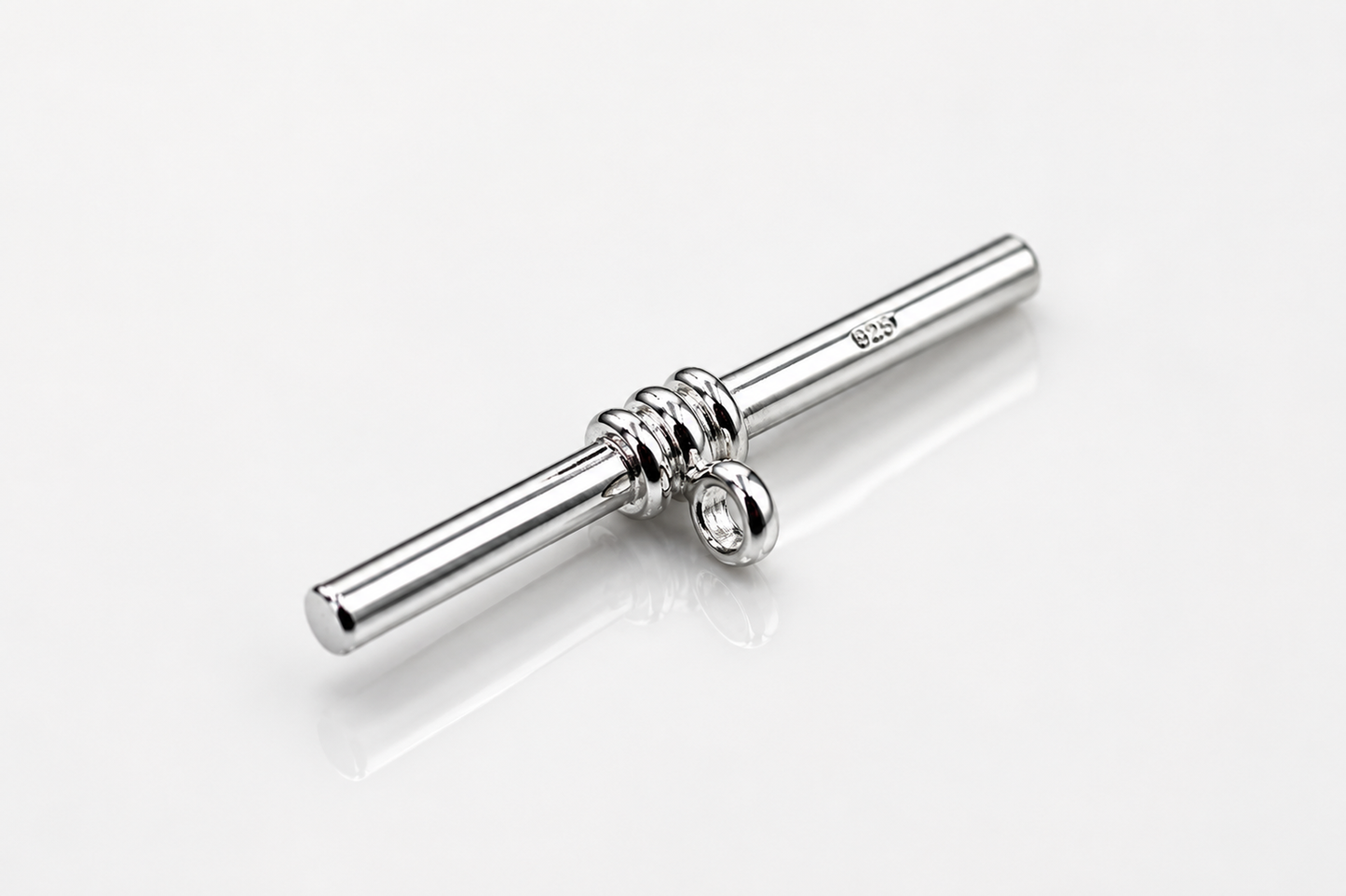 Sterling Silver 925 Fancy T-Bar Links FOB Necklace Bracelet 30mm T-Bar