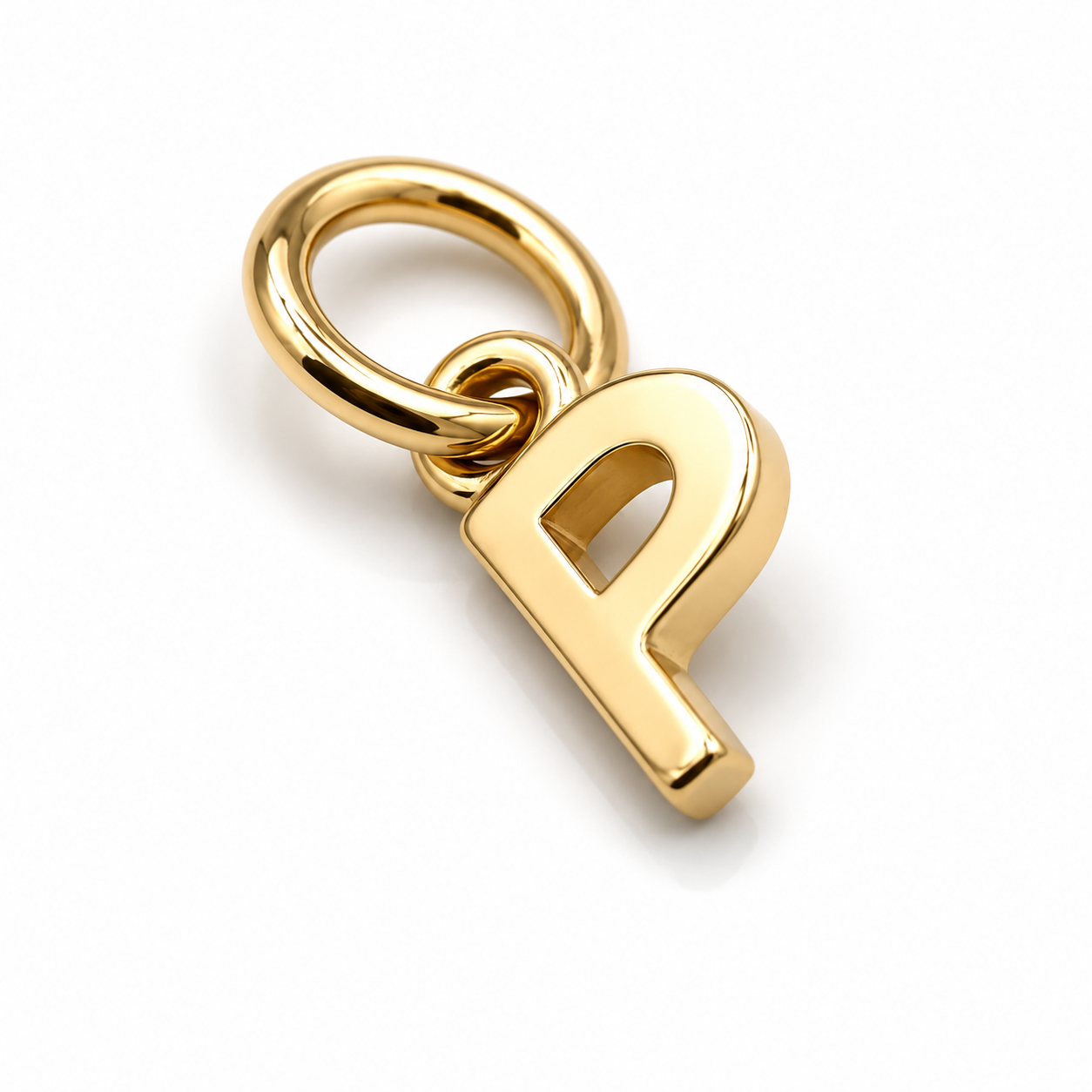 Kaedesigns 9ct 9kt 375 Tiny Very Small Yellow, Rose or White Gold Initial Pendant Charm P