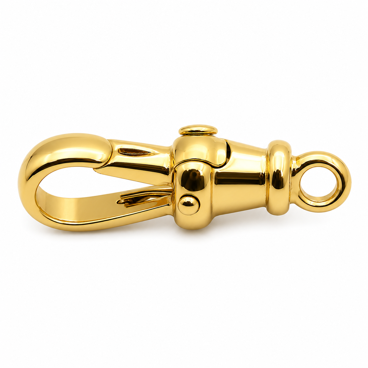 Genuine 9k 9ct 375 Yellow or Rose Gold Rotates Albert Swivel Clasp 23mm Size